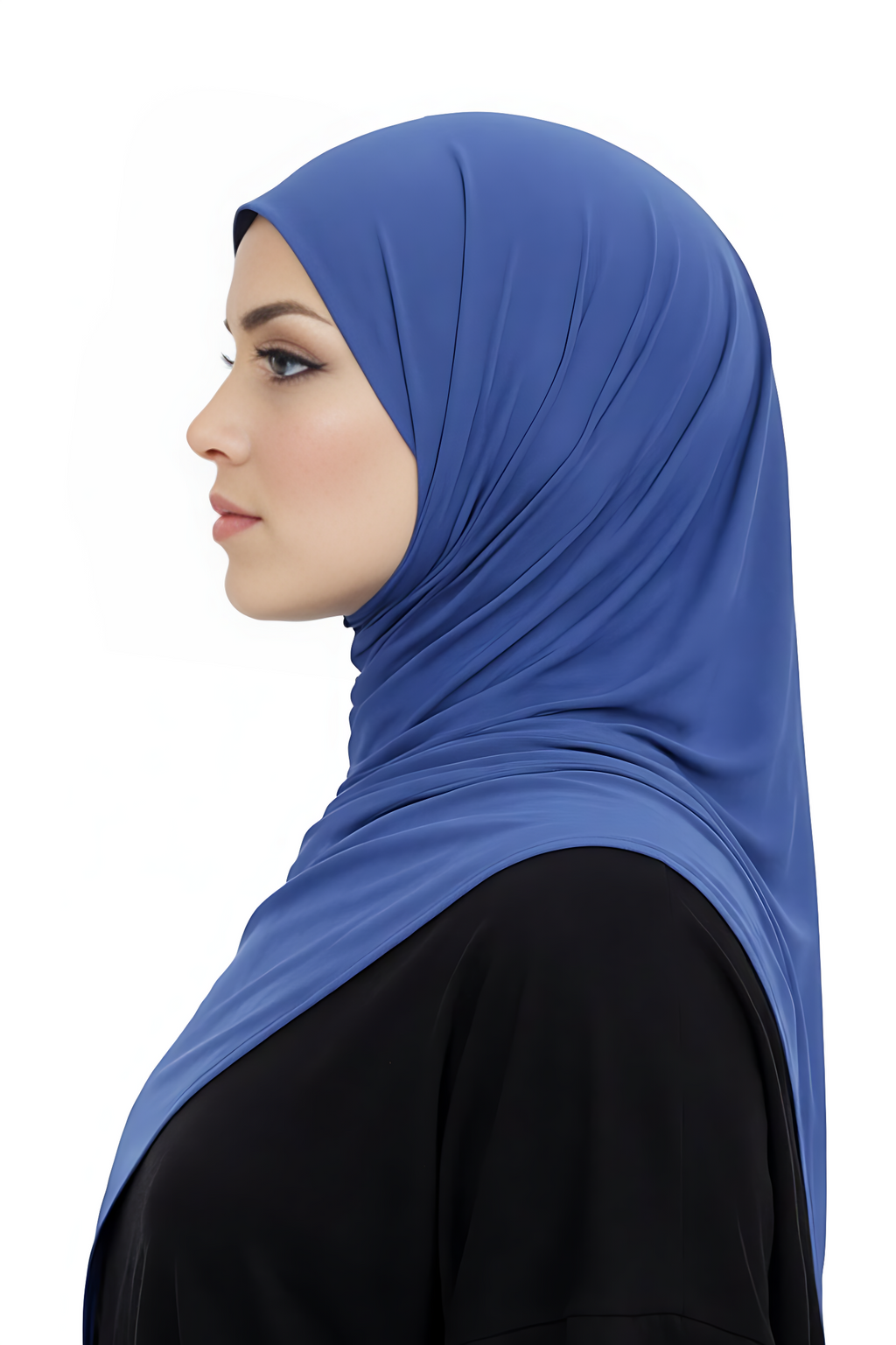 Liquid Jersey Hijab - Sapphire Mist Blue -