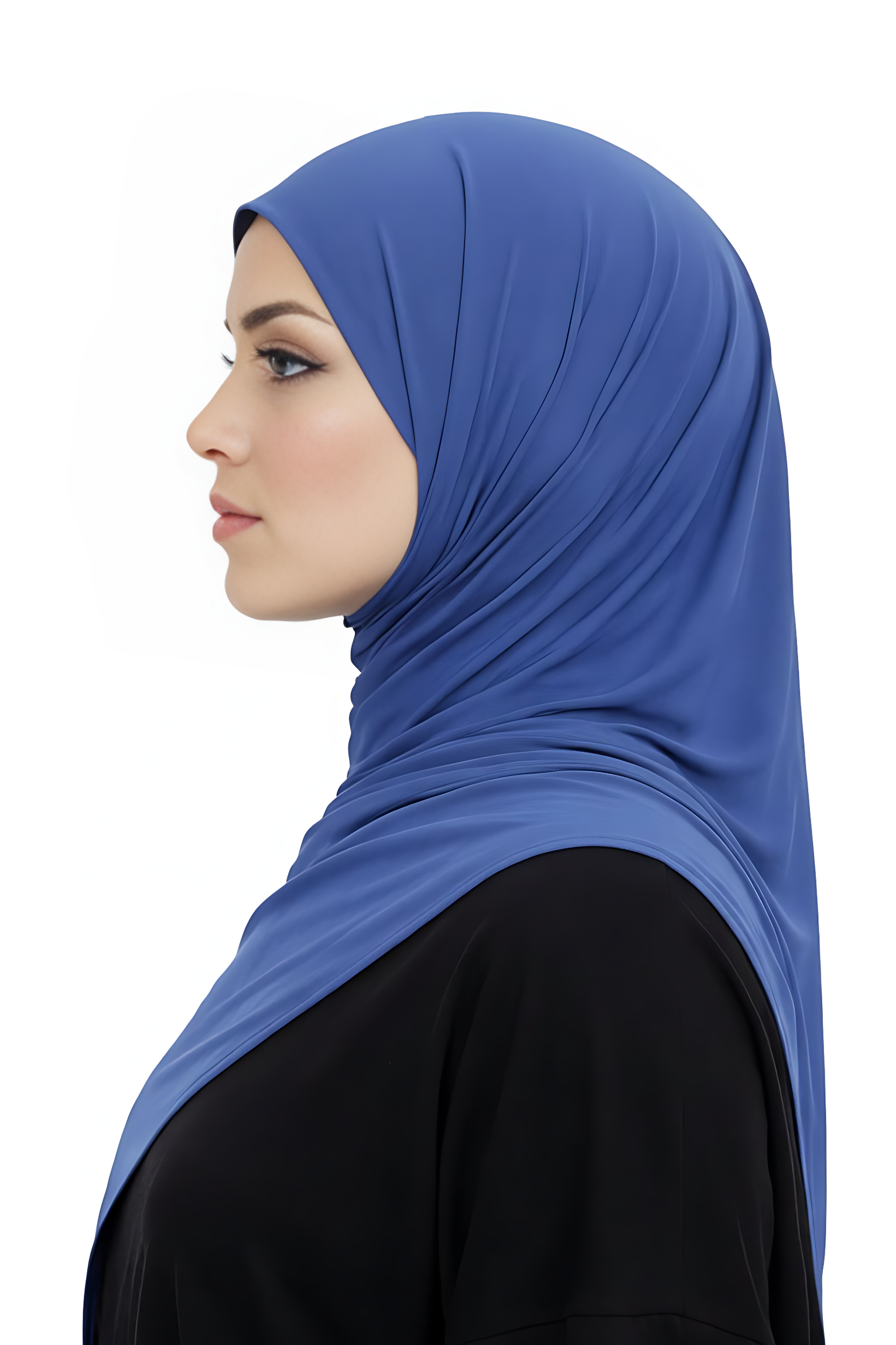 Liquid Jersey Hijab - Sapphire Mist Blue -