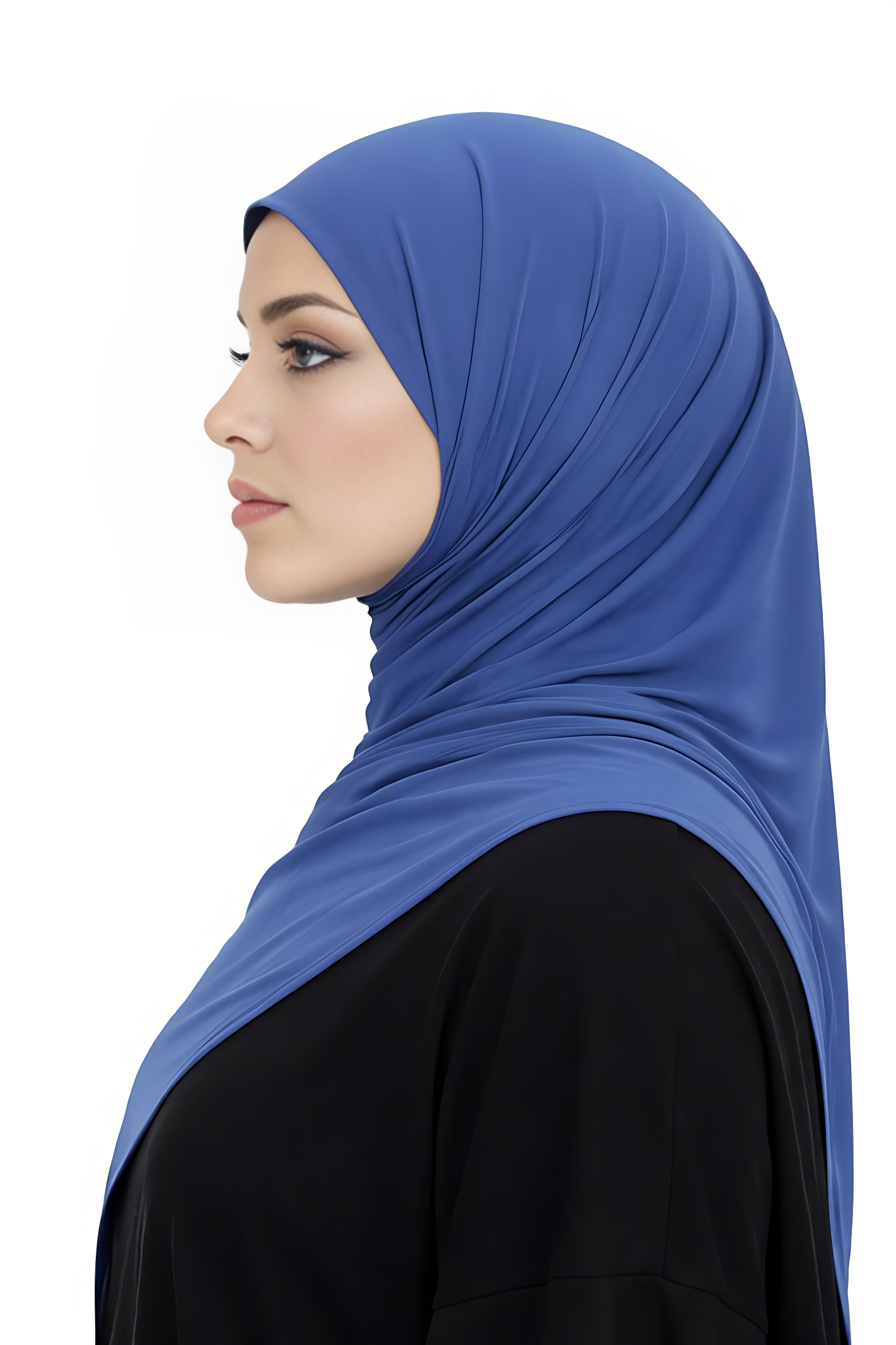 Liquid Jersey Hijab - Sapphire Mist Blue -