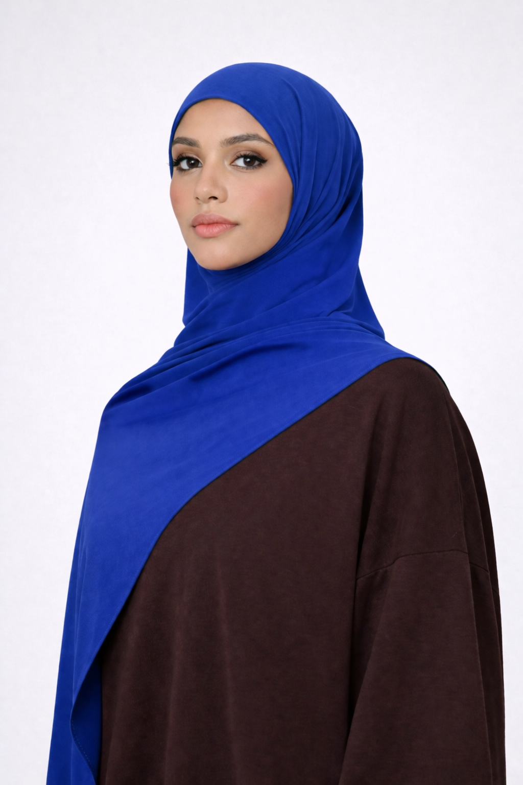 Liquid Jersey Hijab - Royal Blue -