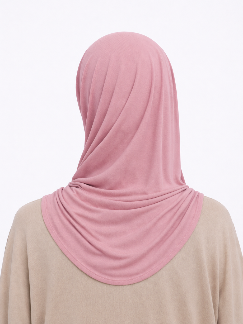 Liquid Jersey Hijab - Rose Blush -