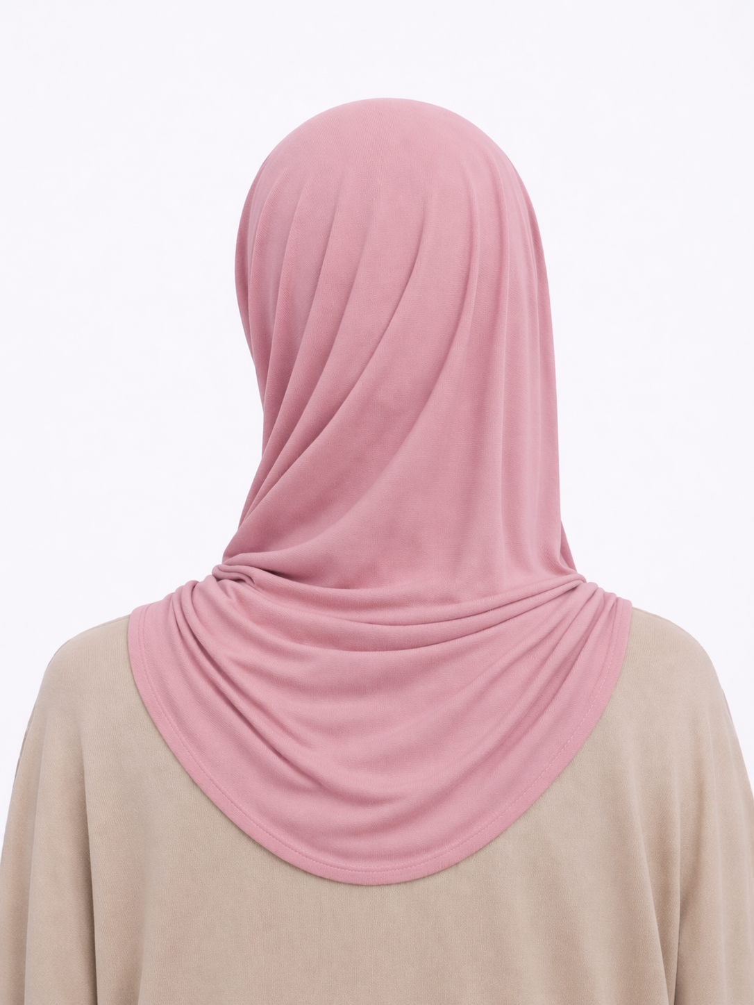 Liquid Jersey Hijab - Rose Blush -