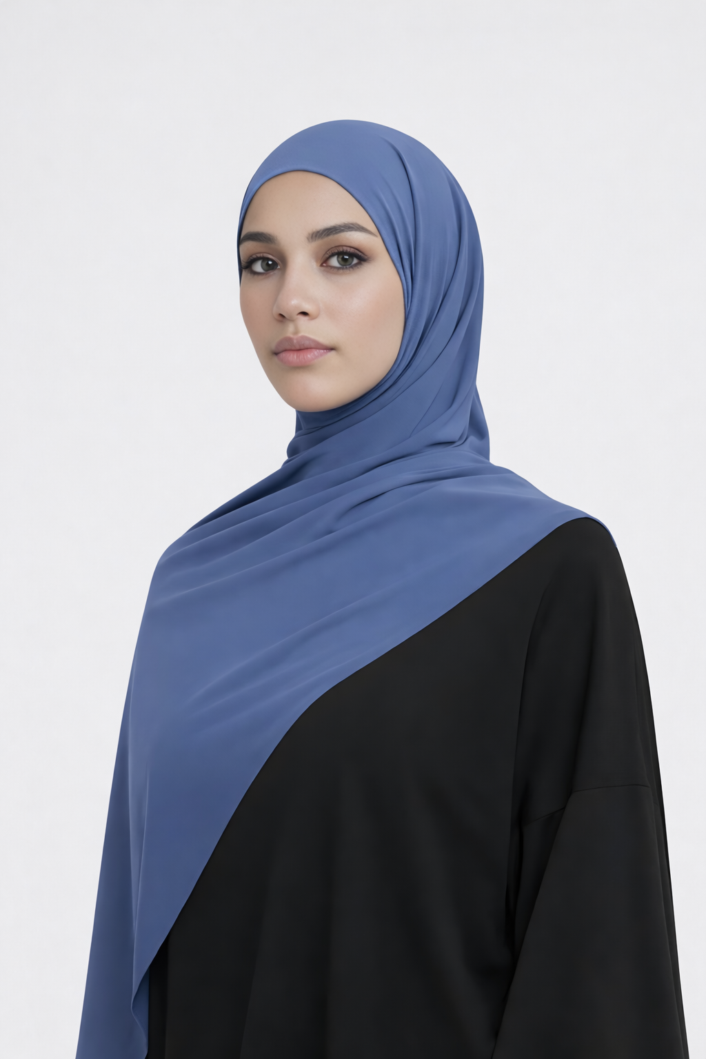 Liquid Jersey Hijab - Sapphire Mist Blue -